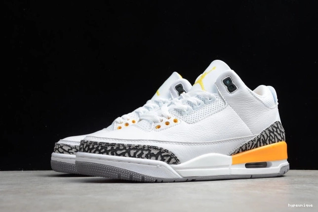 HYPE AIR (W) LASER JORDAN RETRO 3 CK9246-108 ORANGE 0713